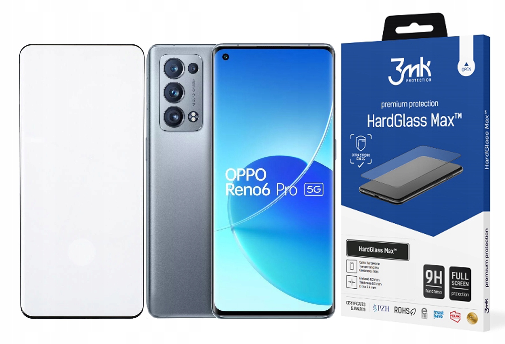 

3mk Hardglass Max Szkło do Oppo Reno 6 Pro
