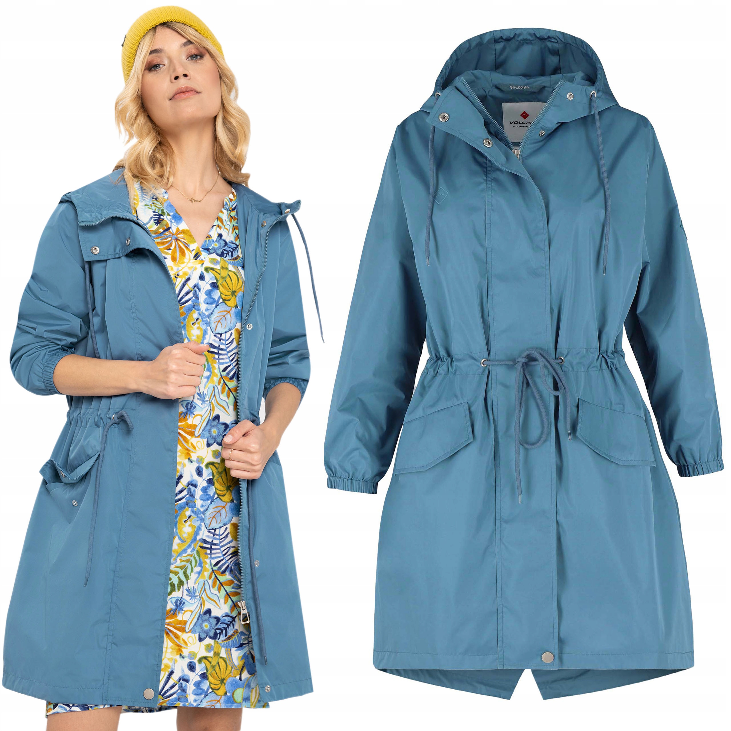 Damska Parka Niebieksa Volcano J-clem L