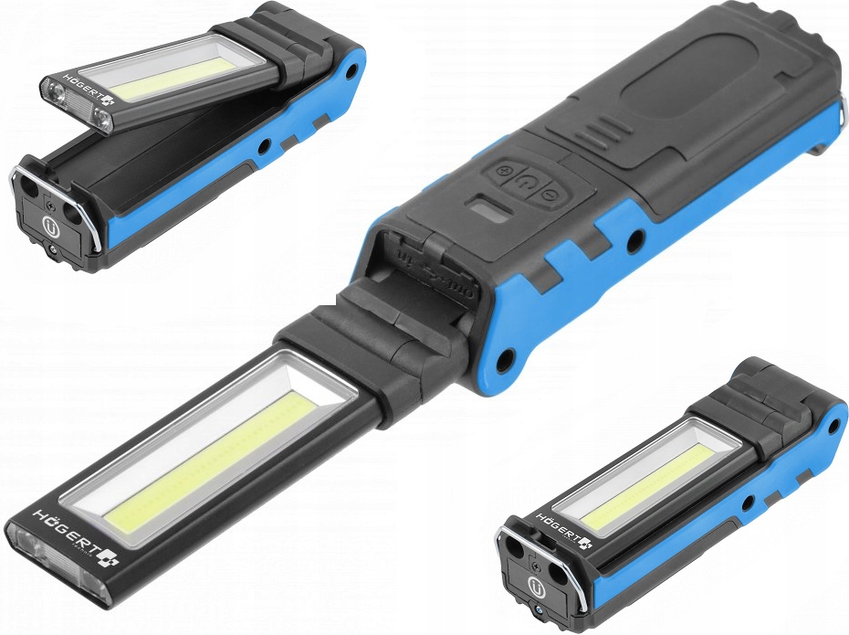 

Hogert Lampa Warsztatowa Rozkładana Aku Usb Led