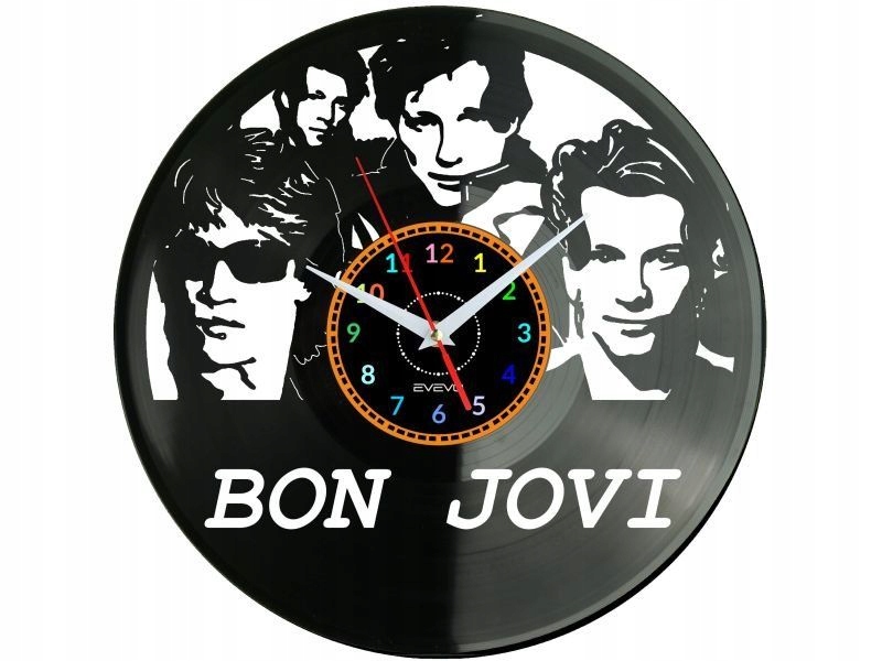 Usa Rock Band Nástěnné hodiny Vinylová deska Moderní Dekorativní Na Preze