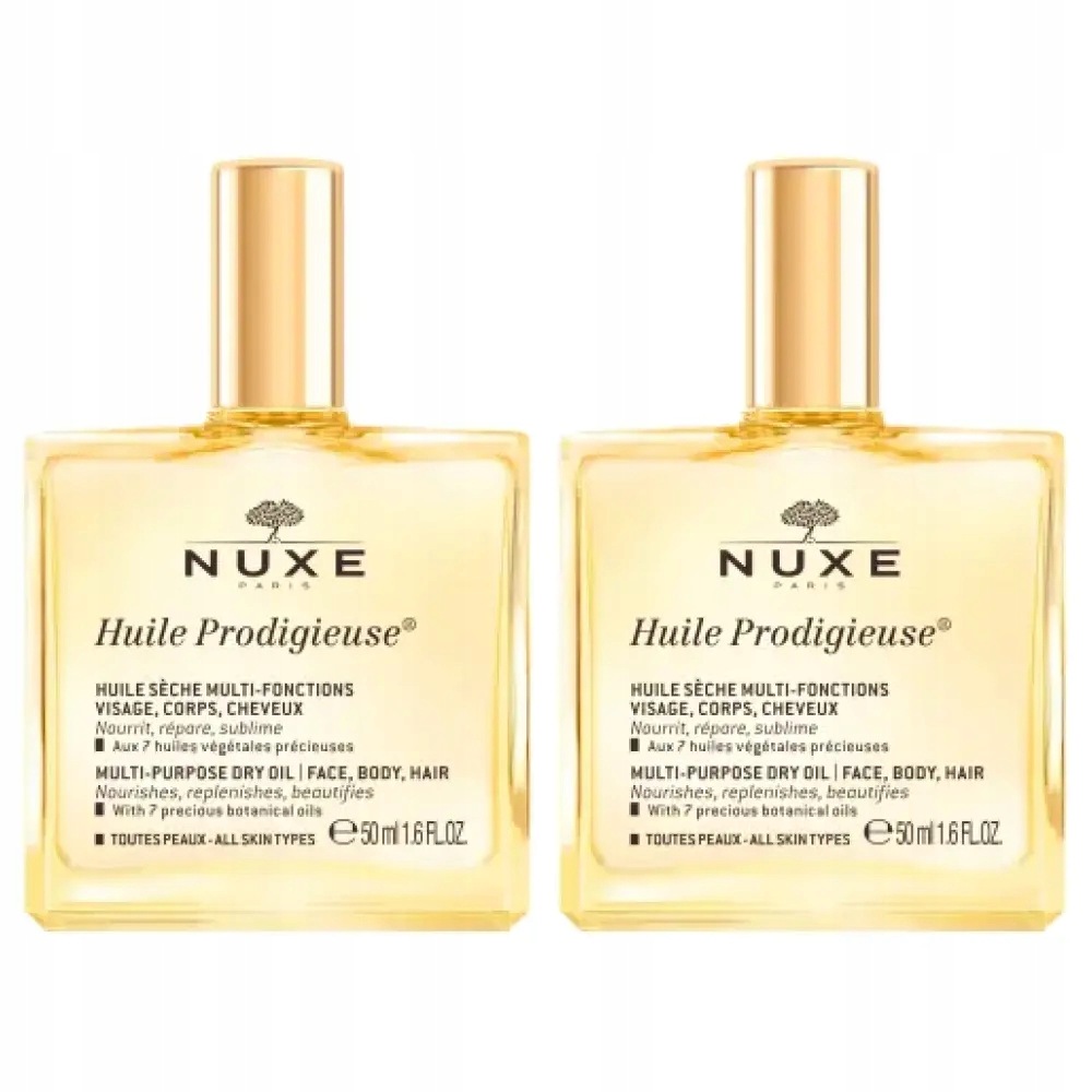 2x Nuxe Huile Prodigieuse Wielofunkcyjny suchy olejek, 50 ml