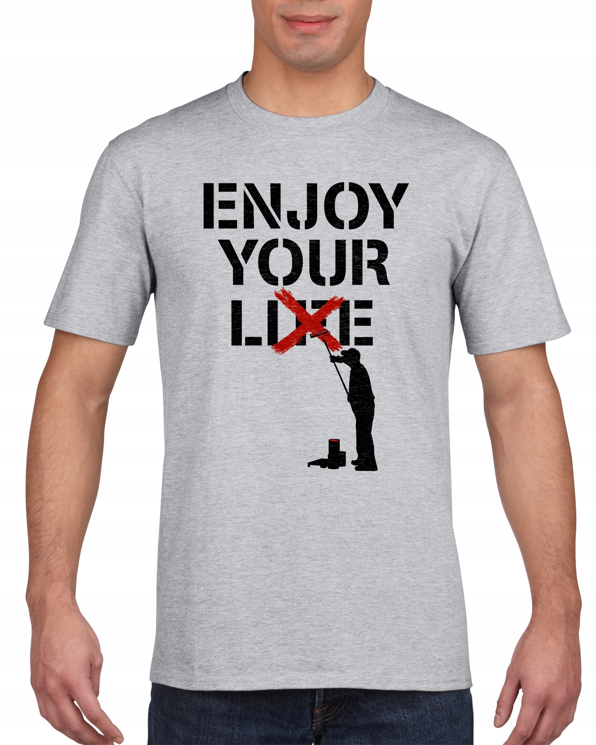 

Koszulka męska Street Art Enjoy Your Lie XXL