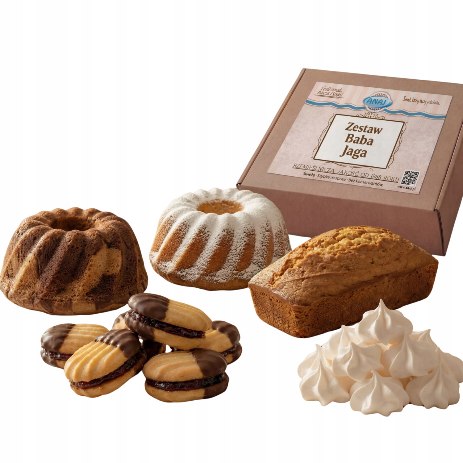 Zestaw Prezentowy Box Ciastka Babka |Baba Jaga