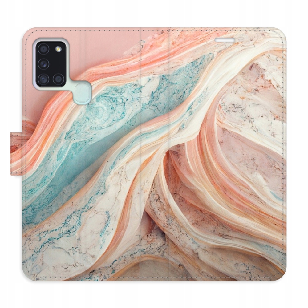 Etui z klapką iSaprio Colour Marble do Samsung Galaxy A21s