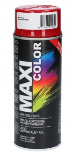 

Maxi Color Ral 3003 Farba Lakier Czerwony Rubinowy