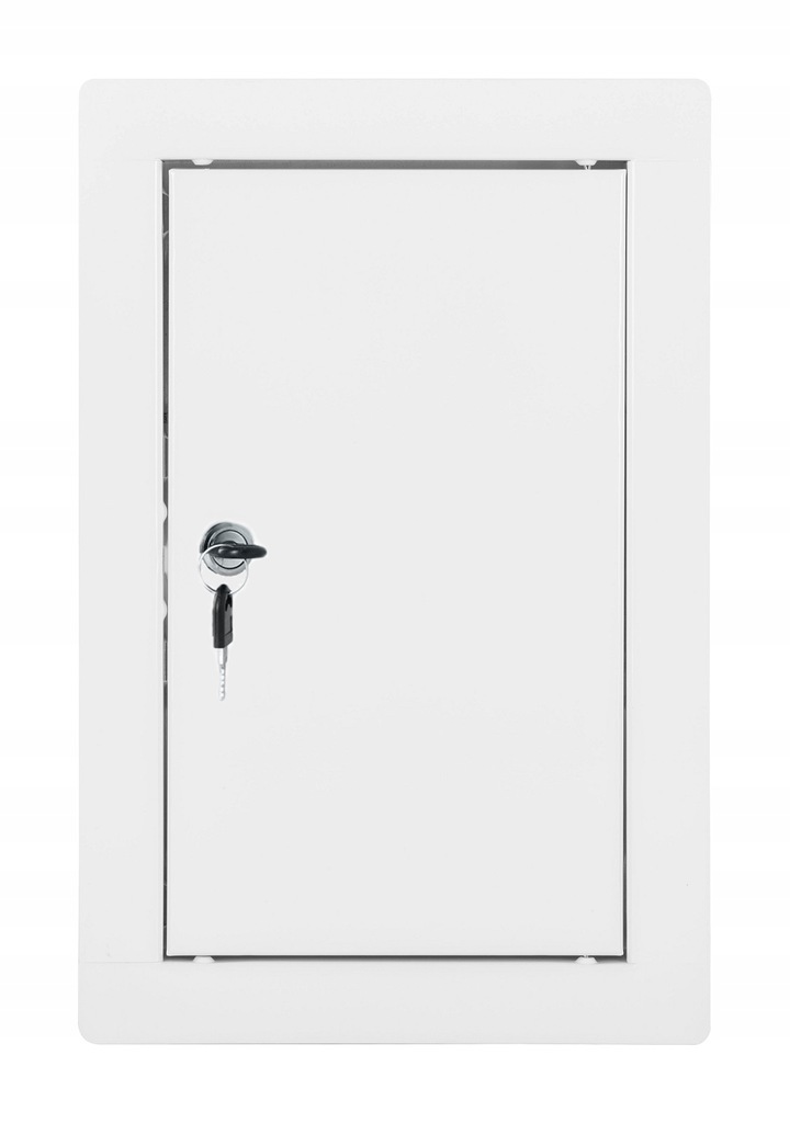 

Drzwiczki Metalowe Rewizyjne Białe Klucz 15x25