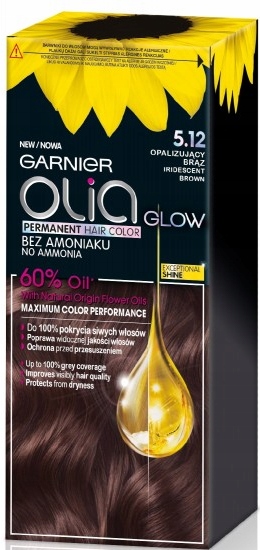 

Garnier farba do włosów Olia 5.12 opalizujący brąz
