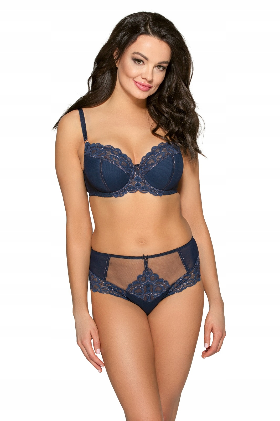 Ava Podprsenka Semi Soft Av 1992 Navy Modrá