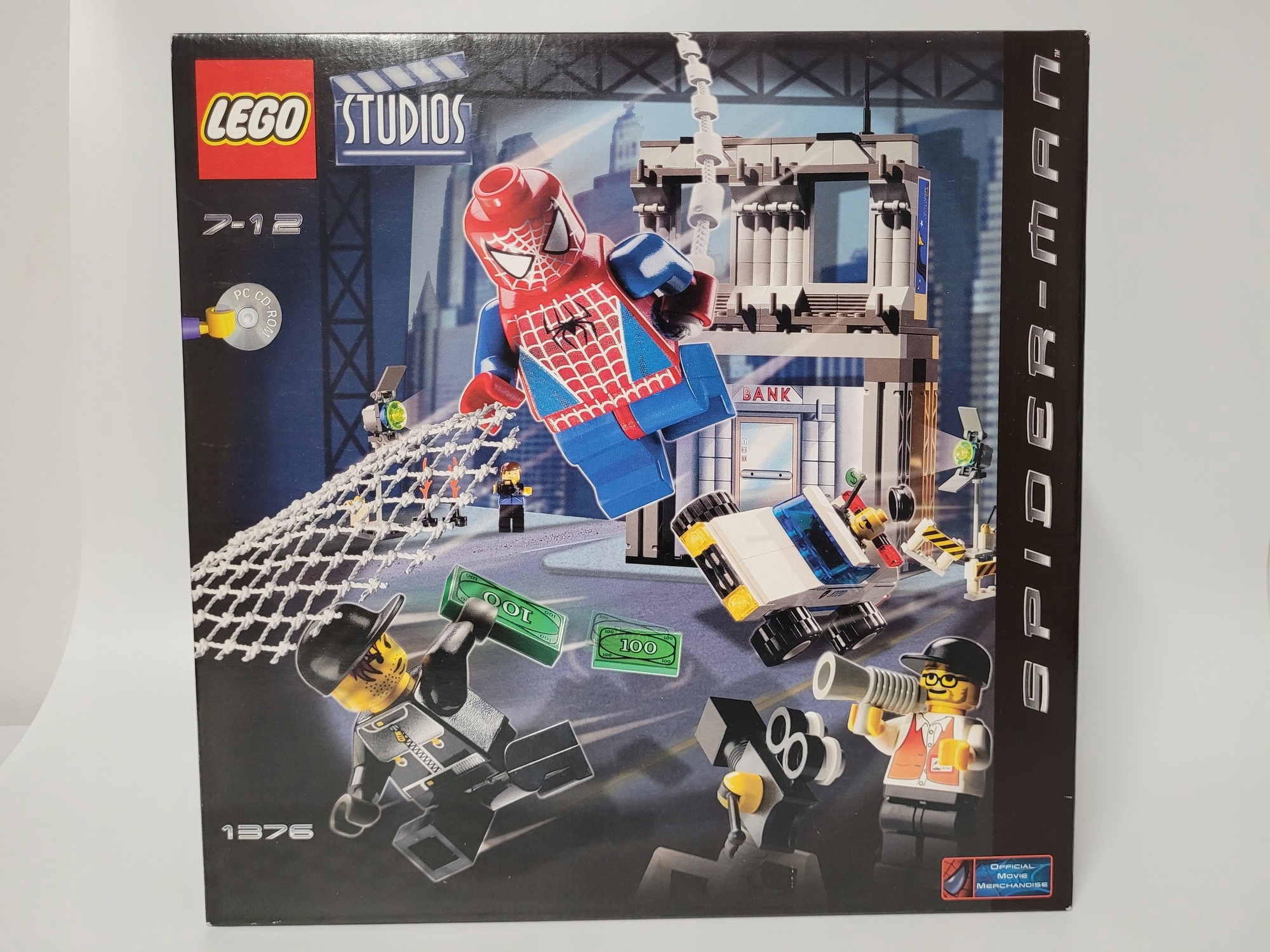1376 Lego Spider-Man samo puste pudełko 2002