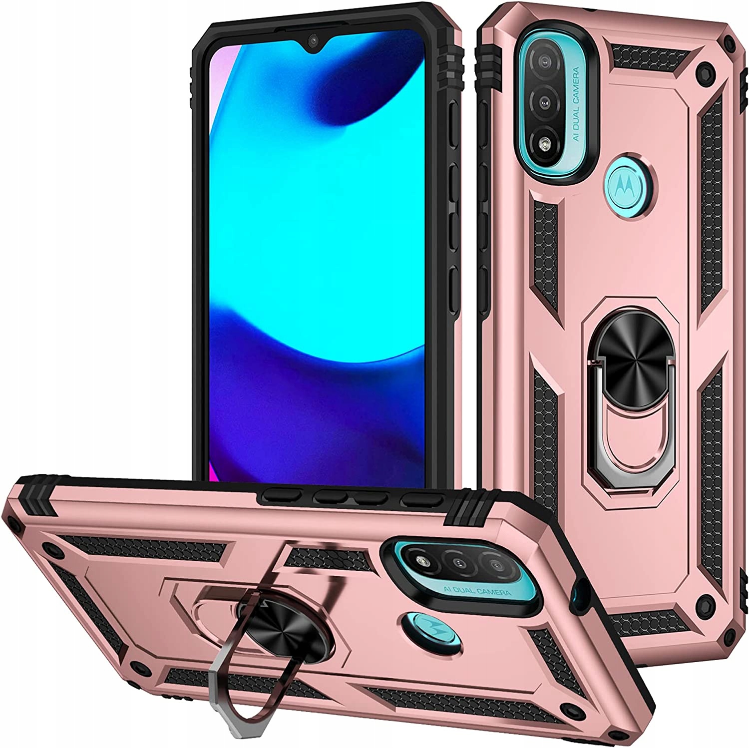 

Etui Pancerne Do Motorola Moto E40 E30 E20 Szkło