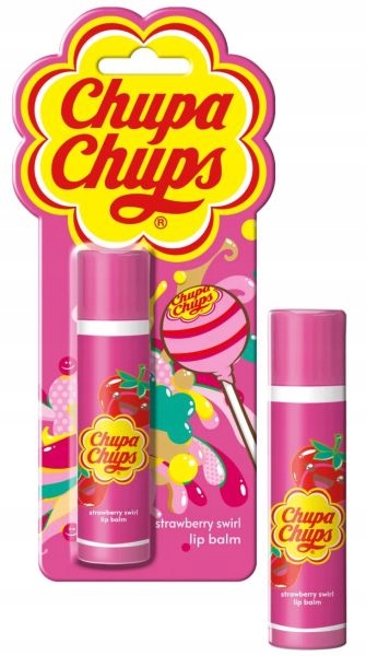 Chupa Chups Balsam Do Ust SZTYFT Lip Balm Strawberry