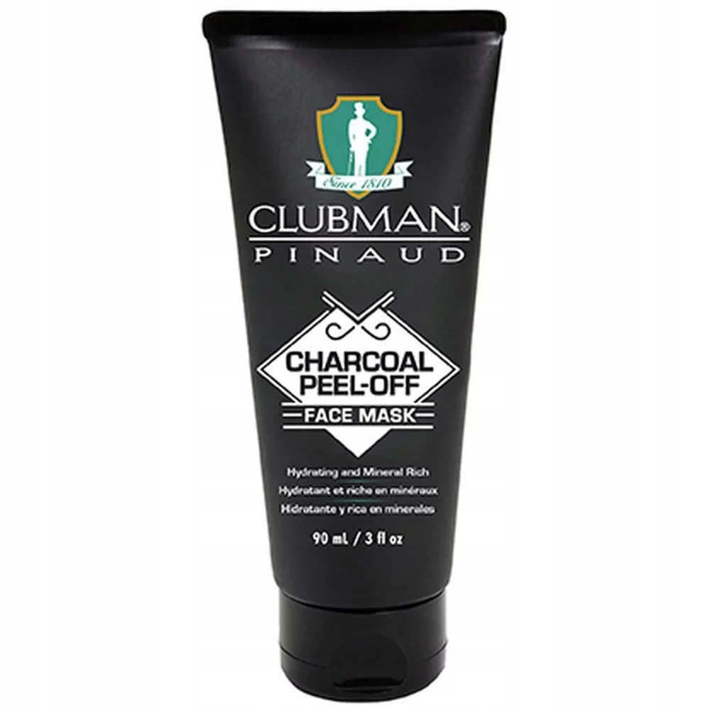 Clubman Pleťová maska Charcoal Peel-Off Face Mask 90 ml