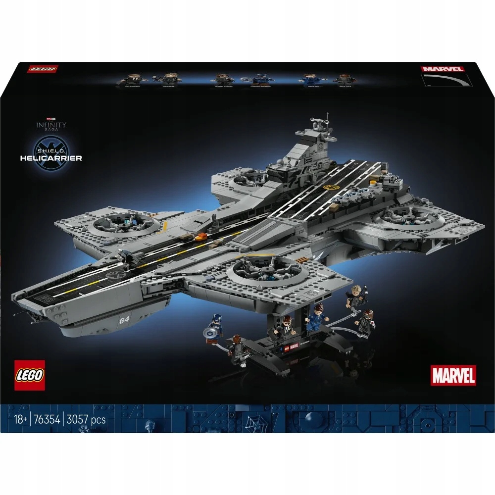 * Lego Marvel Heroes Letadlová loď T.a.r.c.z.y. 76354