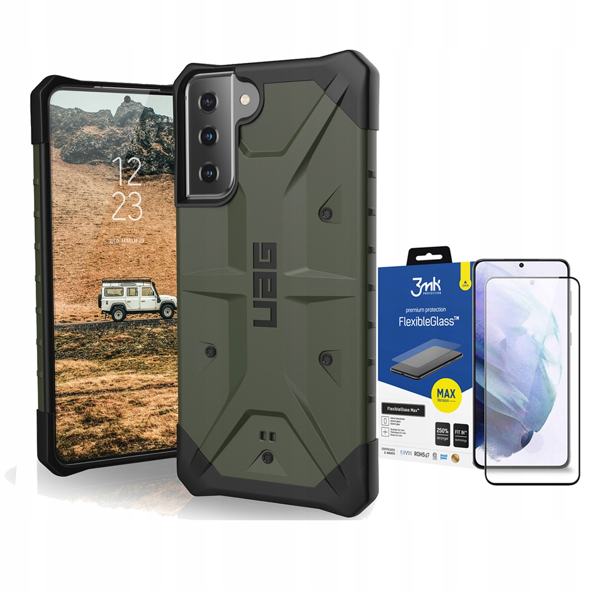 

Uag Etui Case Do Galaxy S21+ Plus + Szkło 3MK