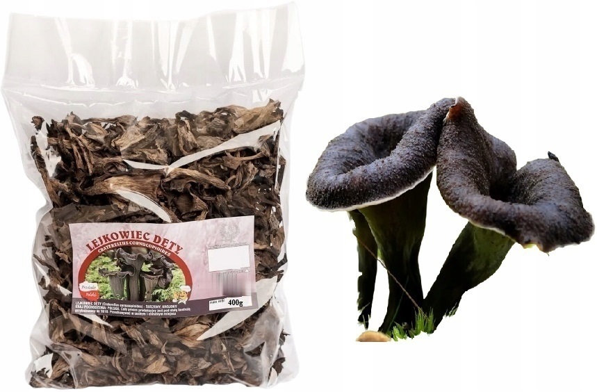 Lejkovník Dechový Krájený 400g Nová Sbírka 2025 Polský Atest sušené houby