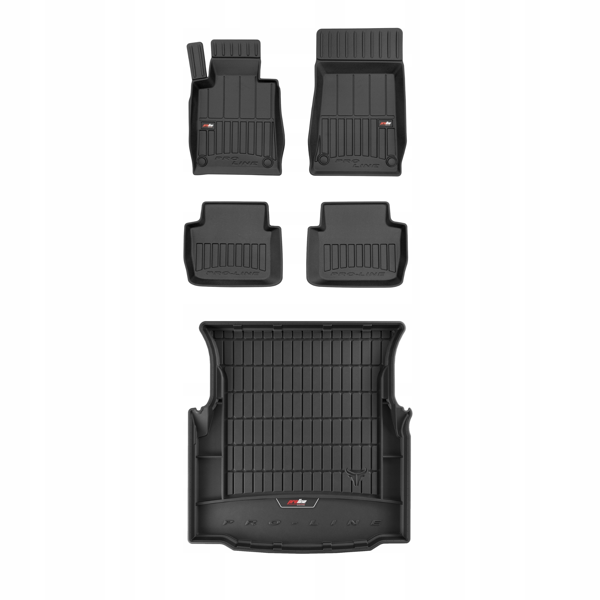 Frogum 3D Sada gumových kobercov a rohoží s logom pre Bmw 3 E46 1998-2005