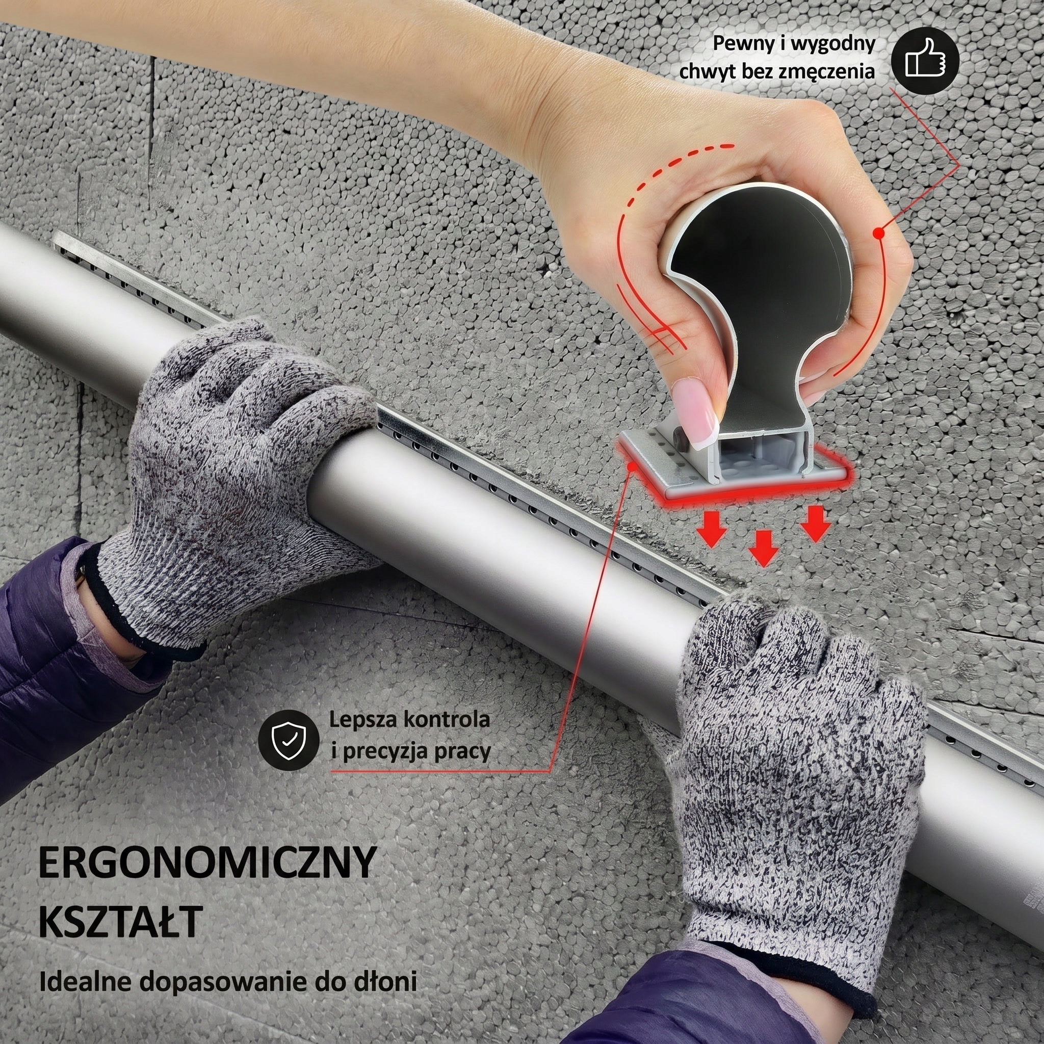 Kotouč na polystyren 80 cm široký, hrot 5 cm Silný, Levný, Fasádní Kotouč