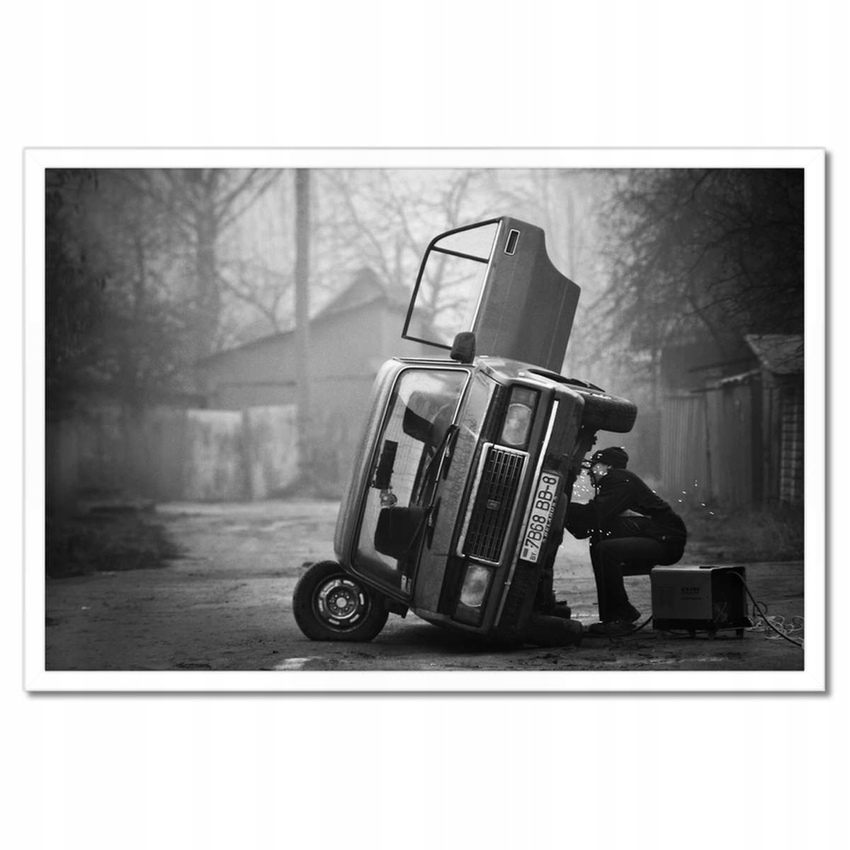 Plakáty v rámu 60x40 Opravuji sám Lada Auto