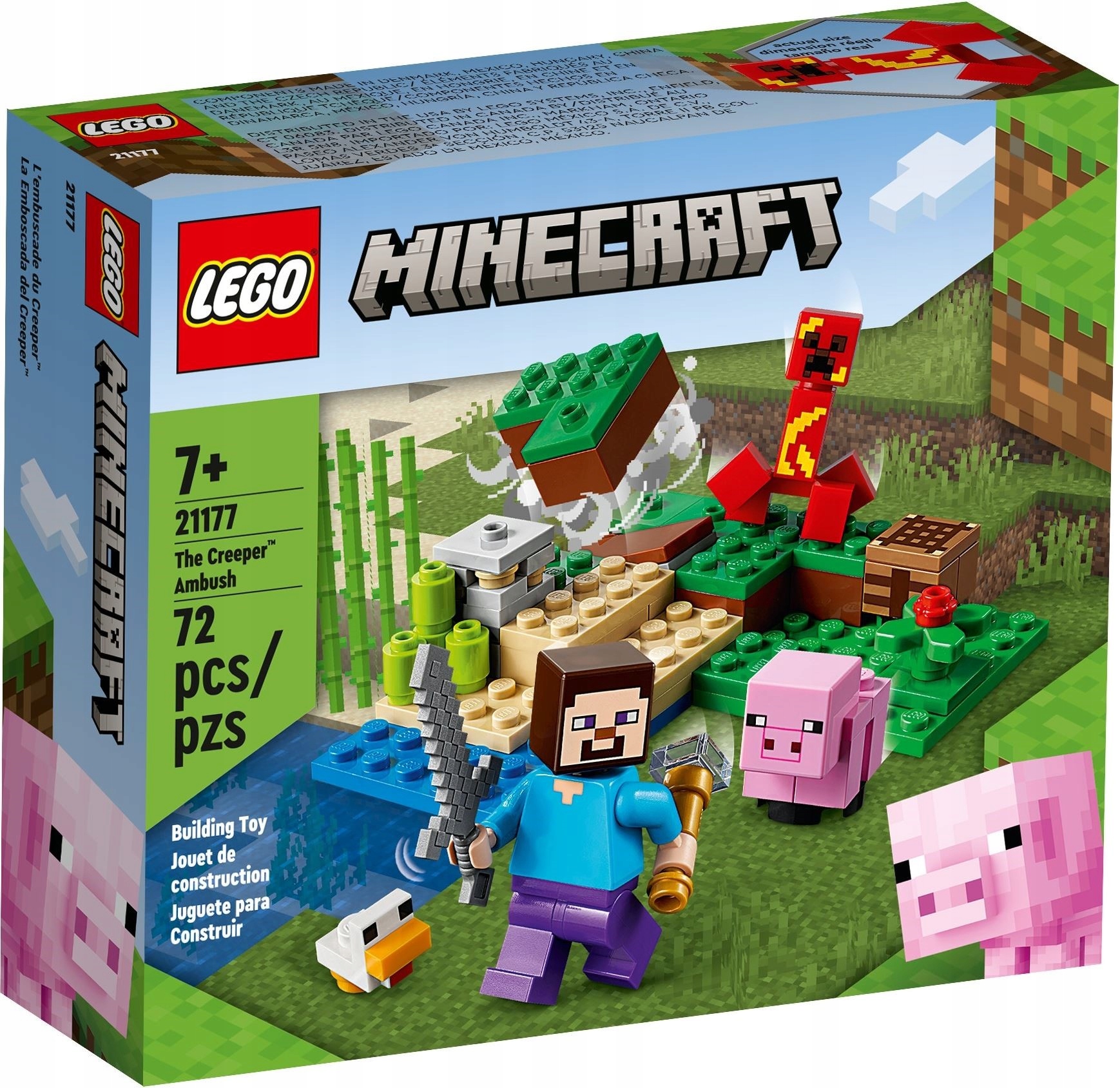 

Lego Minecraft Zasadzka Creepera 21177