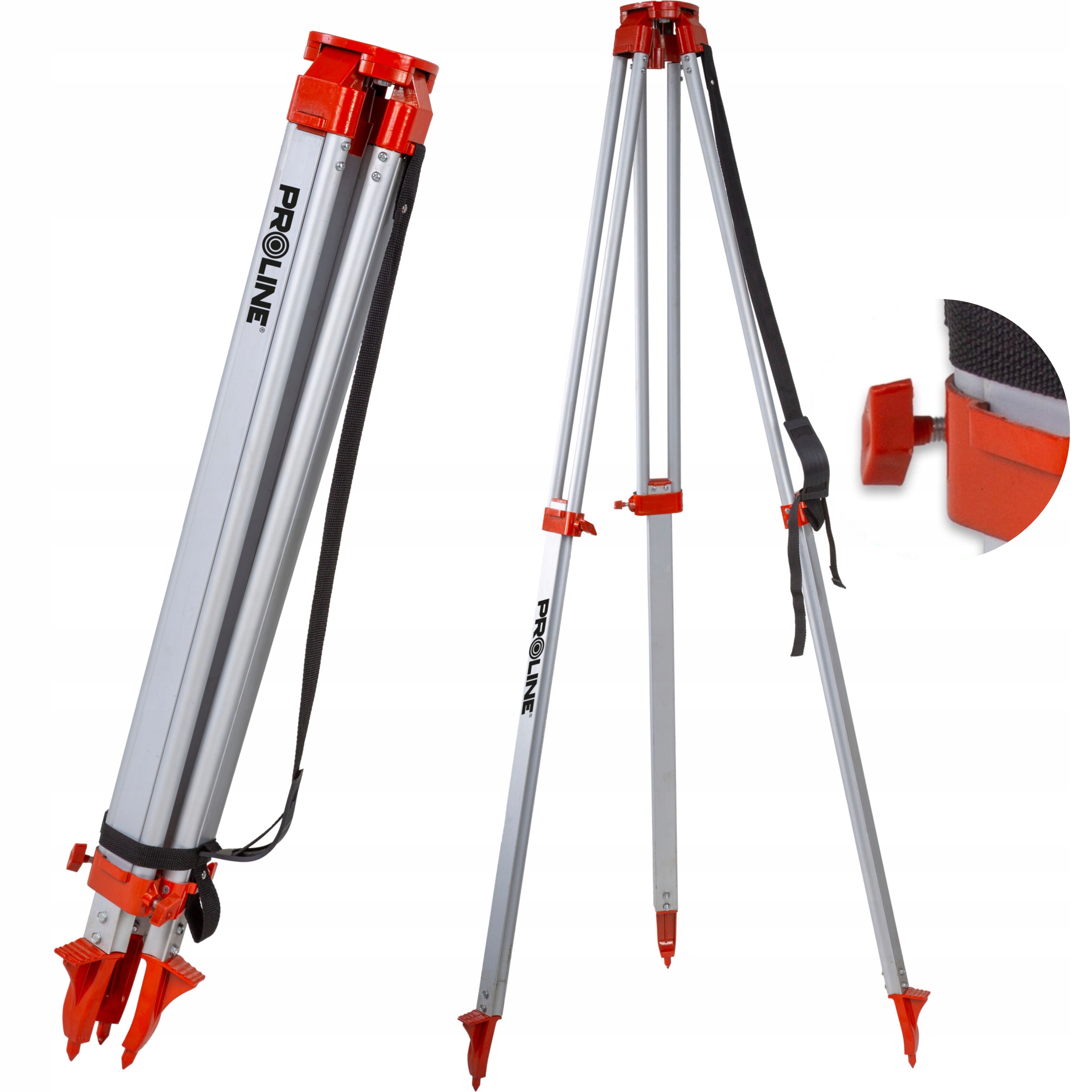 Proline Stativ Geodetický Hliníkový Stojan 0,97-1,60 M Pro Nivelátor