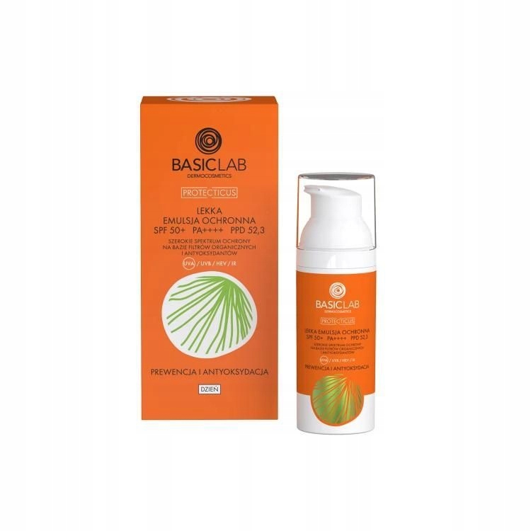Basiclab Lekka Emulsja Ochronna SPF50+ 50ml Dw 31.07.2026r.