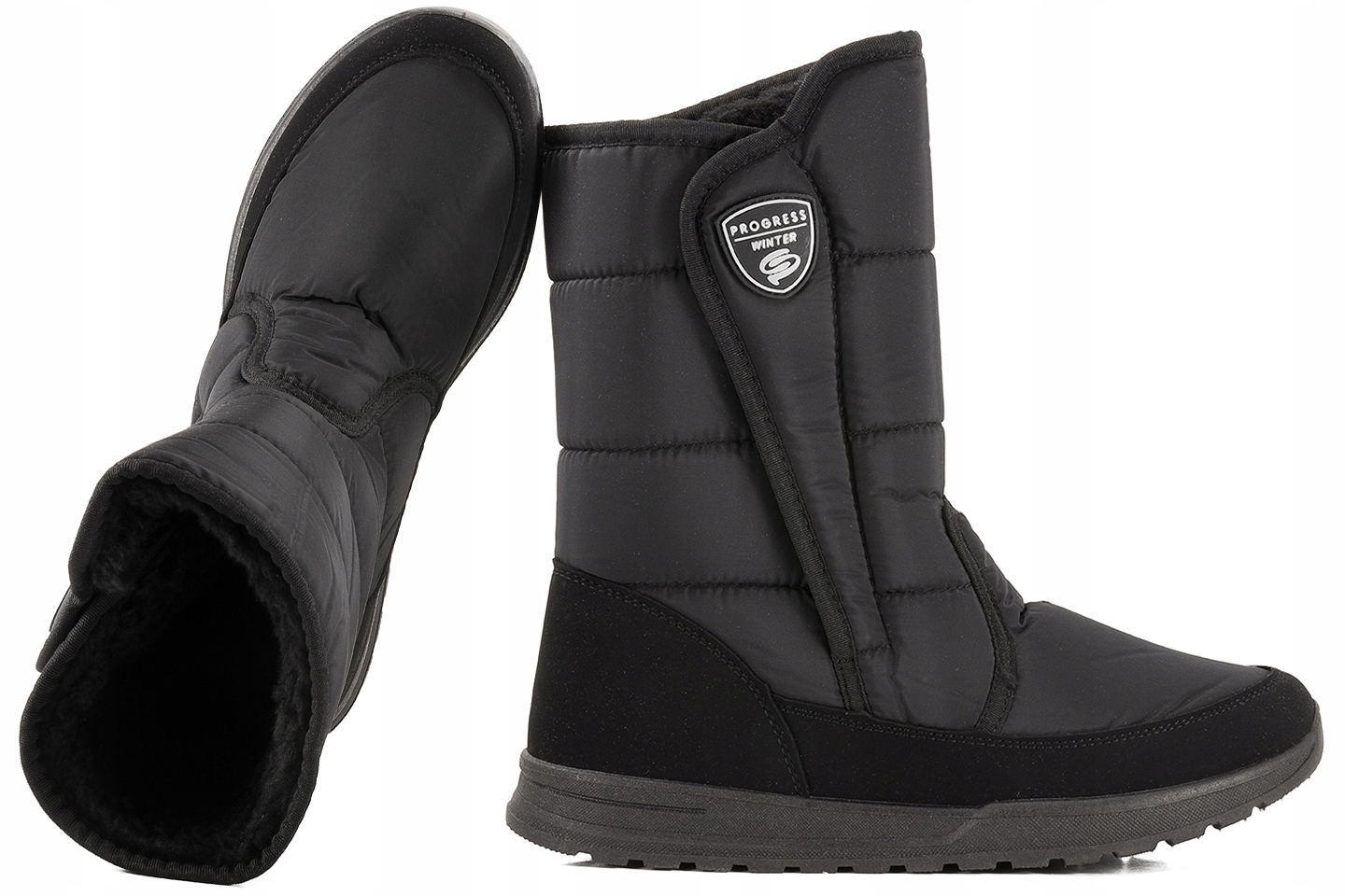Progress PROGJ-24-156 Pánské Zateplené Kozačky Zimní 41 Černá