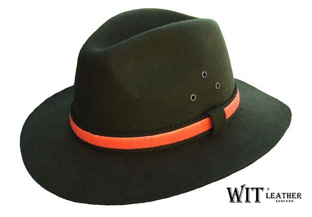 Lovecký klobouk s reflexním lemováním L 014/10 Witleather Skoczów 57