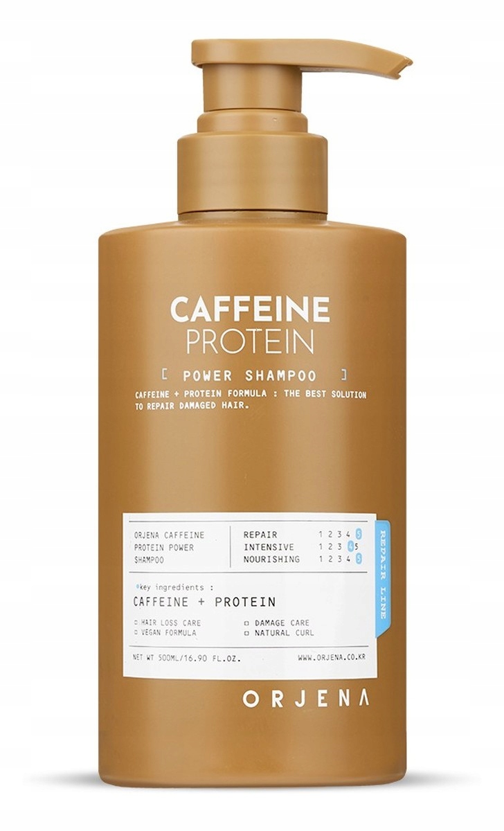 Orjena Power šampon na vlasy posilující caffeine & protein 500 ml