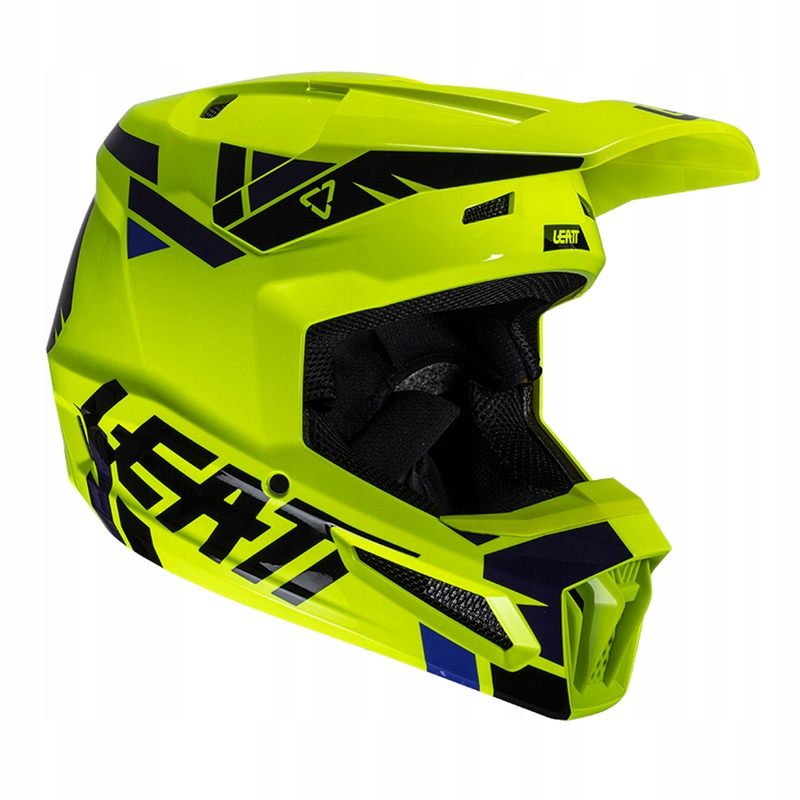 Kask Cross Enduro Leatt Moto 2.5 V25 Argon Czarno Żółty Połysk Rozmiar M