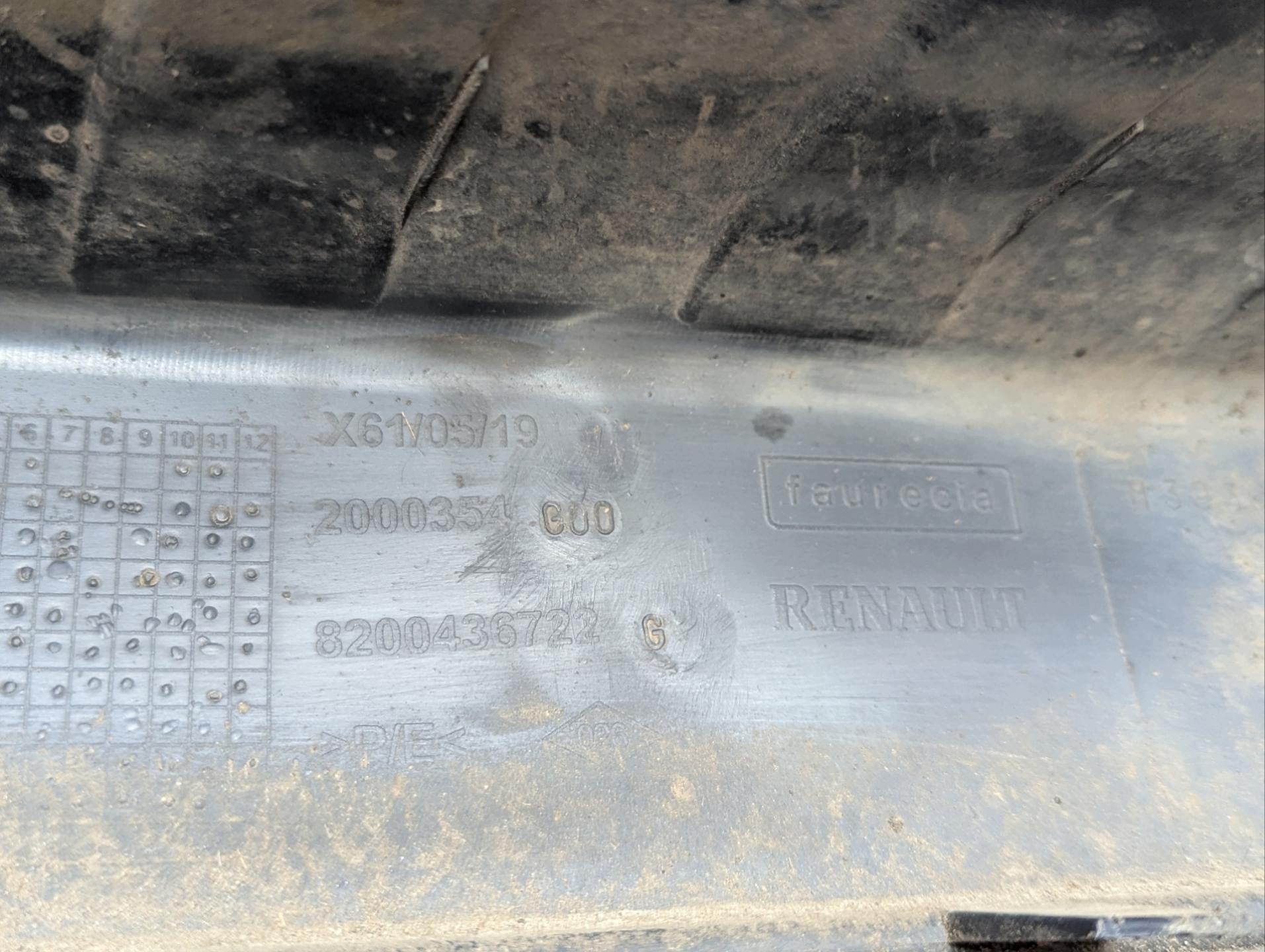 bumper rear Renault Kangoo 2 facelift 2016 8200436722G