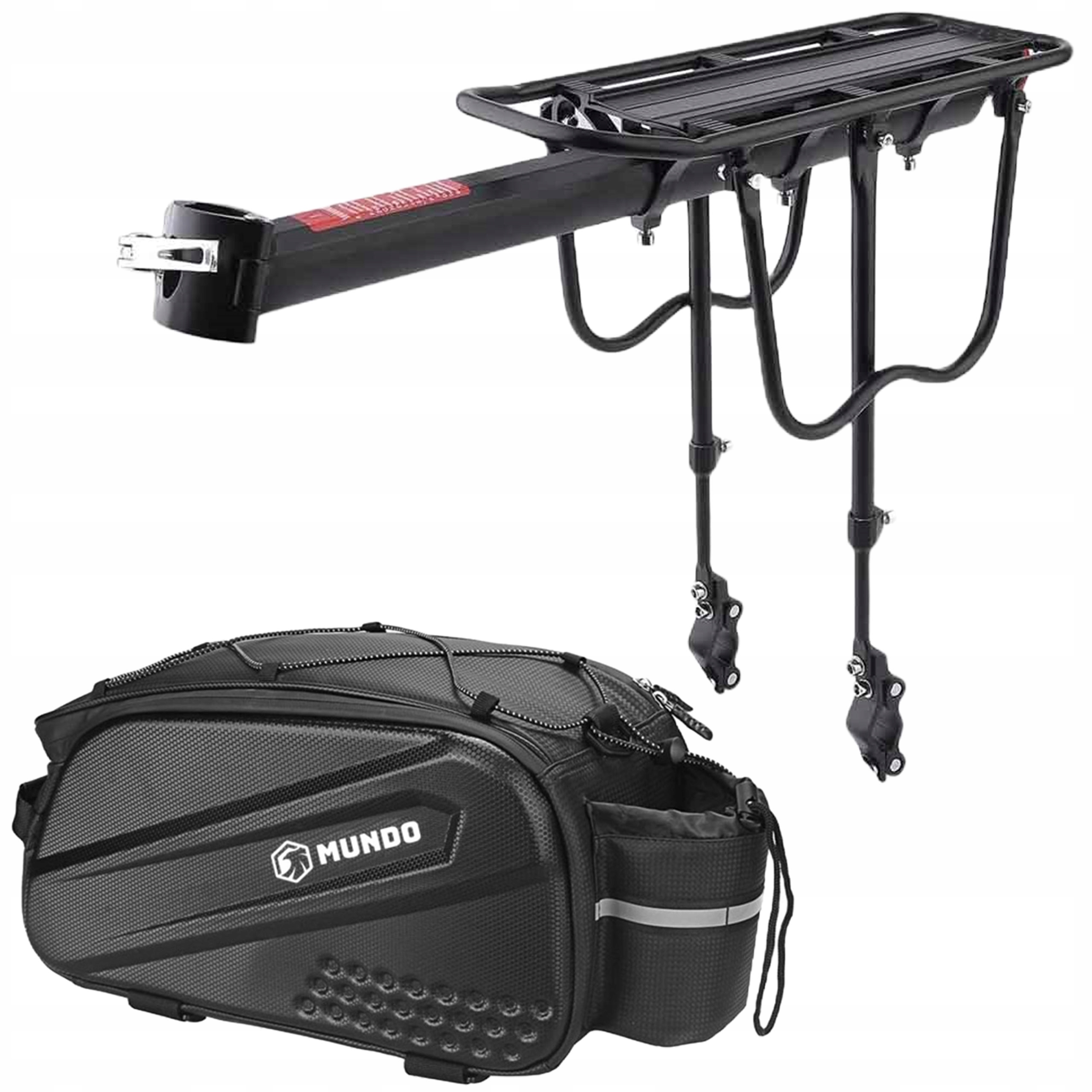 Bagażnik Rowerowy 50 Kg Torba Sakwa Rowerowa Na Bagażnik (12L) Na Rower