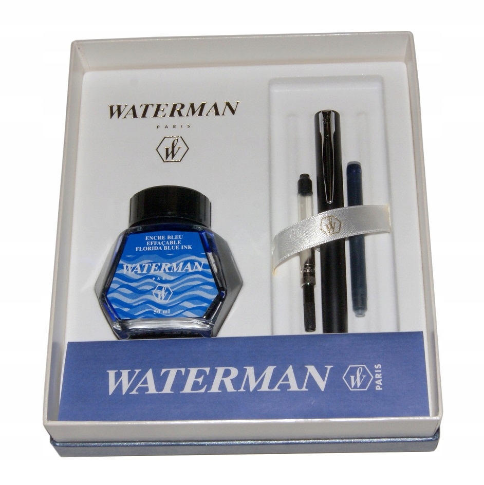 Waterman Pióro Wieczne Allure Czarne Ct atrament tłoczek