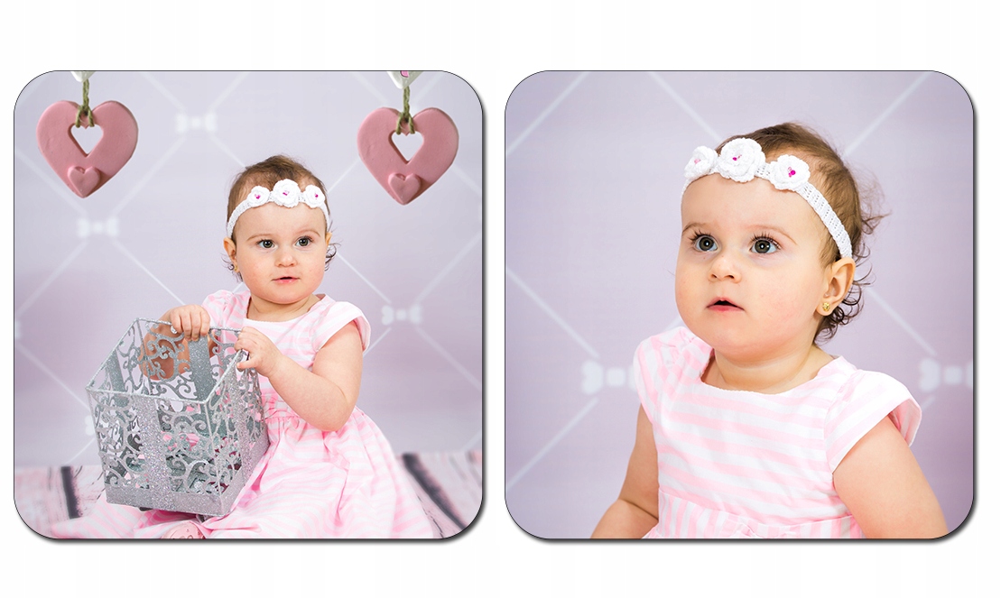 Foto Naklejki z Twoim zdjęciem 2 x kwadrat 85 mm