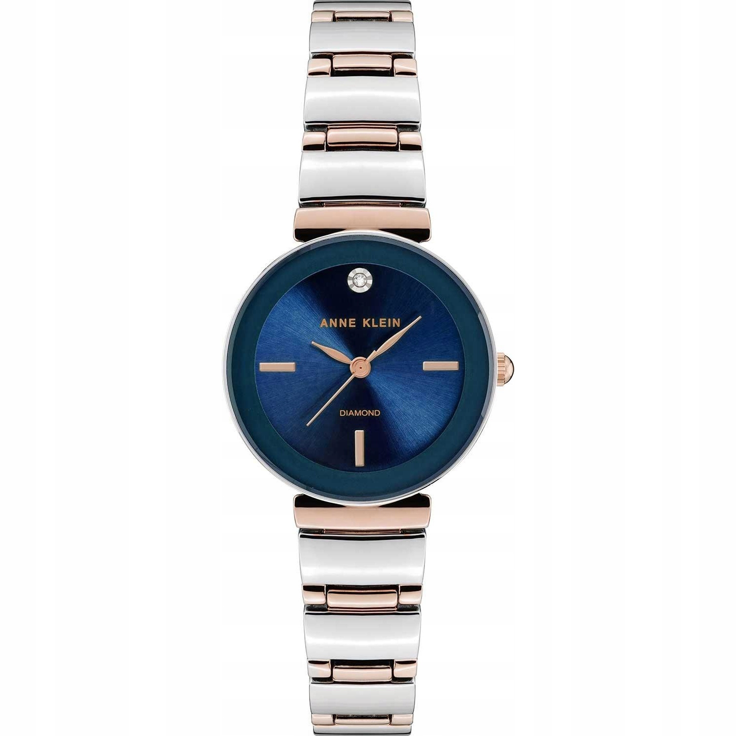 Dámské hodinky Anne Klein AK-2435NVRT stříbrné