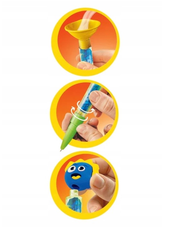 ZESTAW KREATYWNY MINI FABRYKA MONSTER DŁUGOPISÓW POTWORKI STWORKI CLEMENTON Marka Clementoni