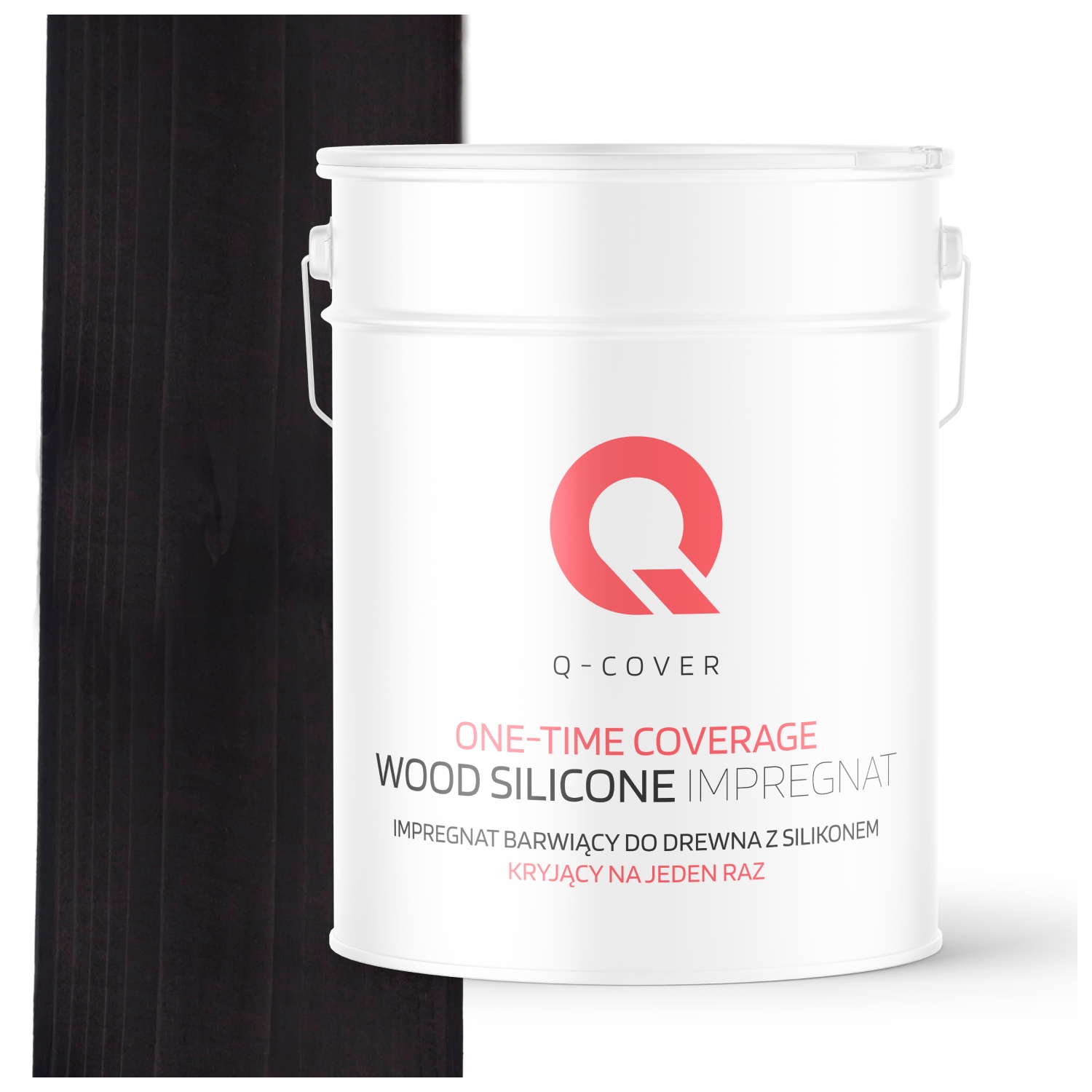 Krycí Impregnát Na Drevo Na Jedno Použitie Extra Farba Uv Čierna 10 L