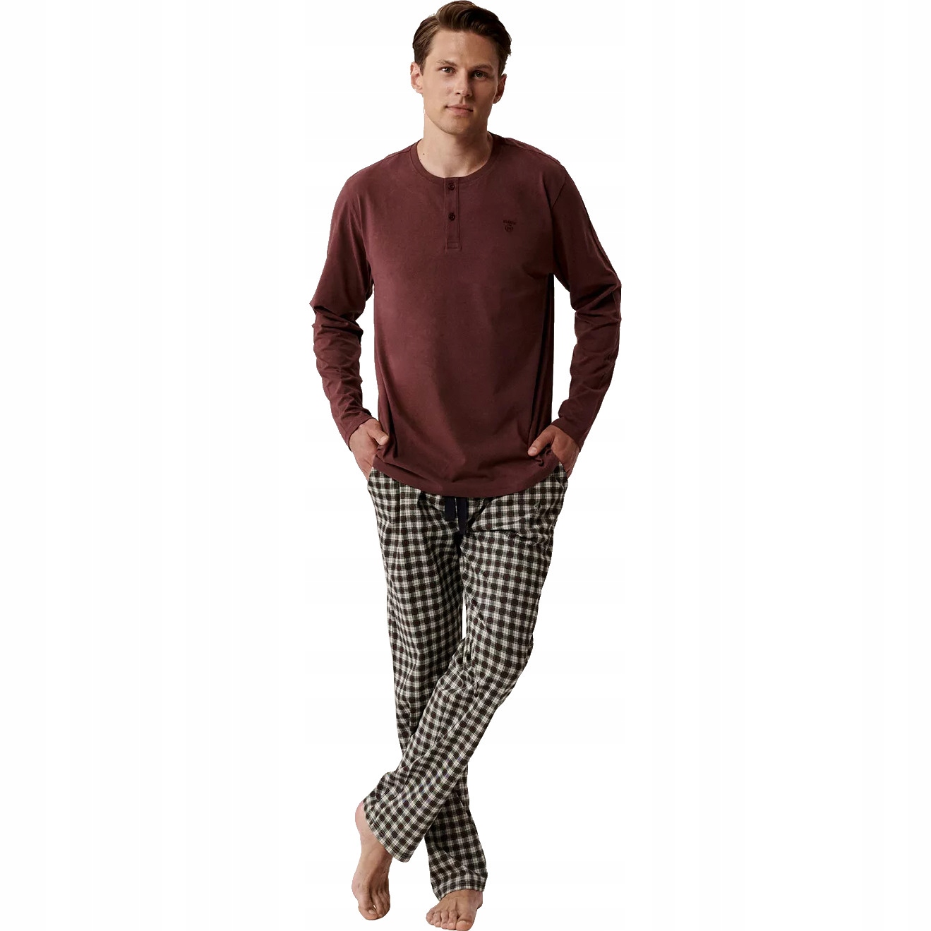 Pánské Pyžamo Atlantic NMP394/WIN/ŠA/XL