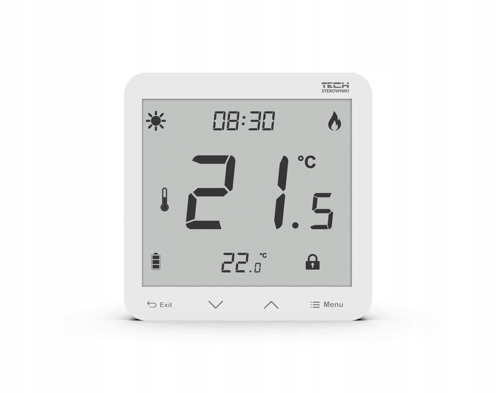 Izbový regulátor/ovládač Tech ST-297v3 Biely