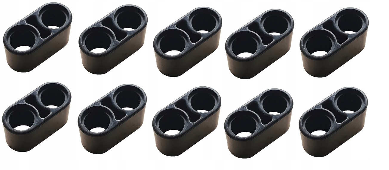 

Lego Technic 43857 liftarm 1x2 czarny