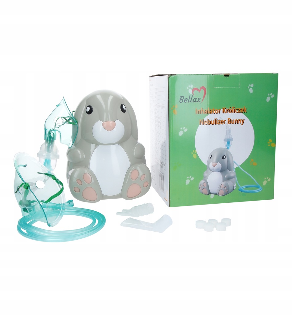 Inhalator Króliczek dla dzieci dorosłych poręczny Bellax