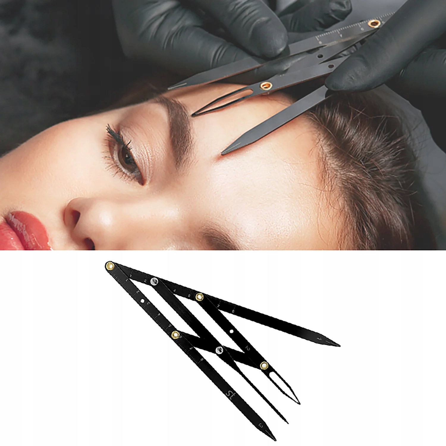 CYRKIEL DO GEOMETRII SYMETRII BRWI I RZĘS Marka Beautiona