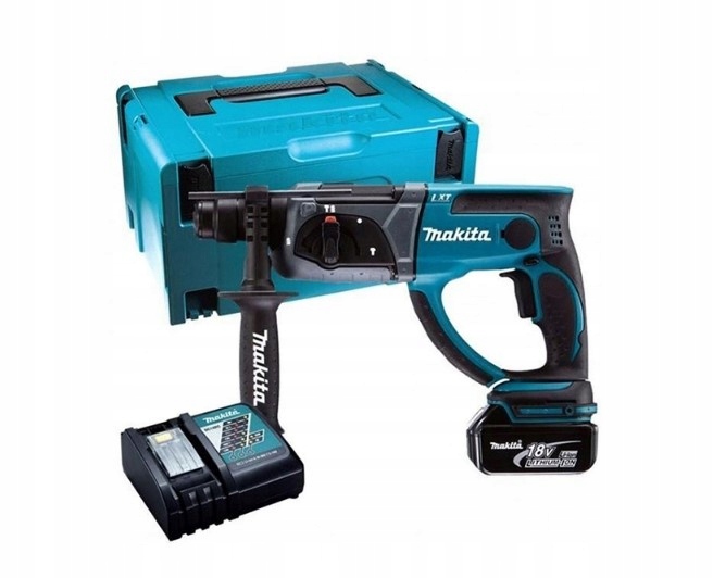 Makita Młotowiertarka DHR202 Udar 1.9J+ BL1850 Lxt 18V+ Walizka DHR202RT1J