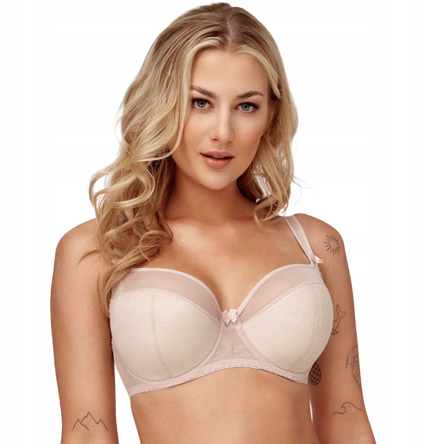 Azal Anita béžová Polovyztužená podprsenka Semi Soft 90B