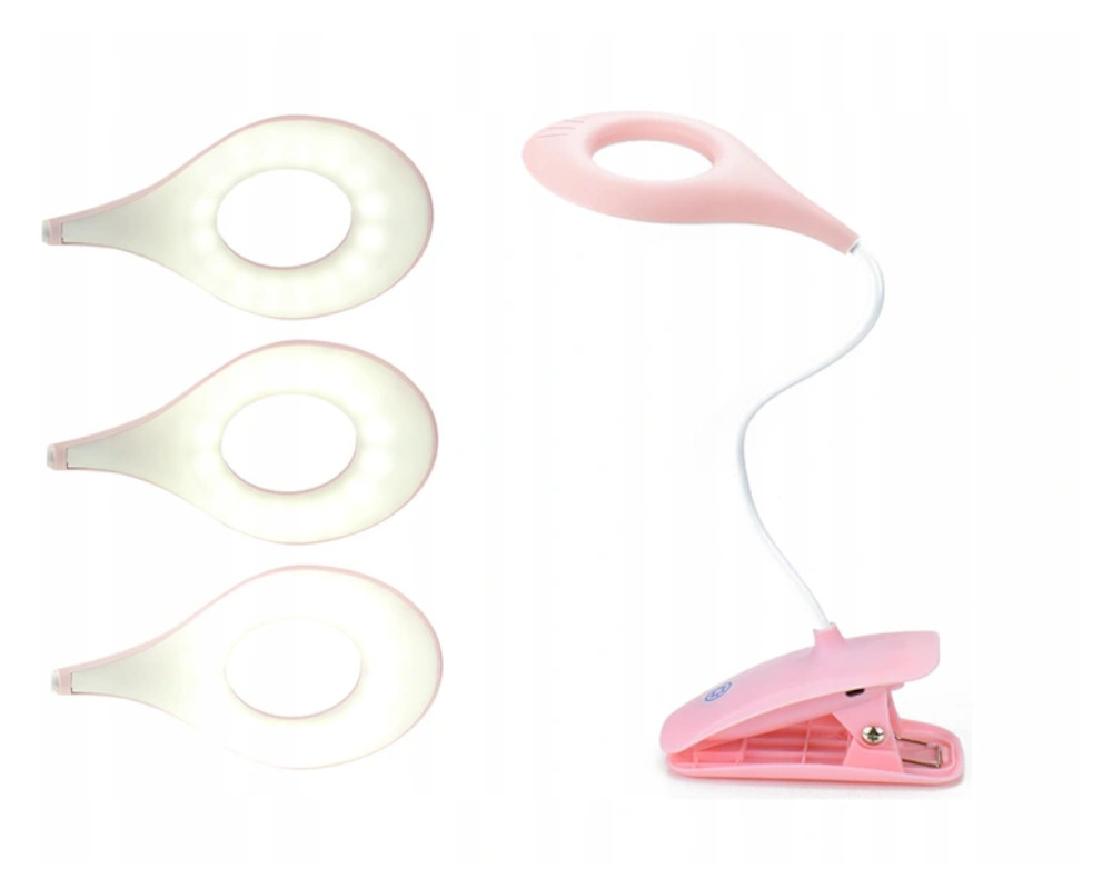 LAMPKA LED KLIPS PRZYPINANA PRZENOŚNA USB+KABEL Płeć chłopcy dziewczynki