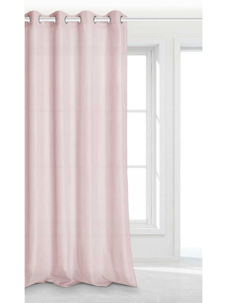 ZASŁONY 140x210 JASNY RÓŻ VIVA PRZELOTKI Wzór klasyczny