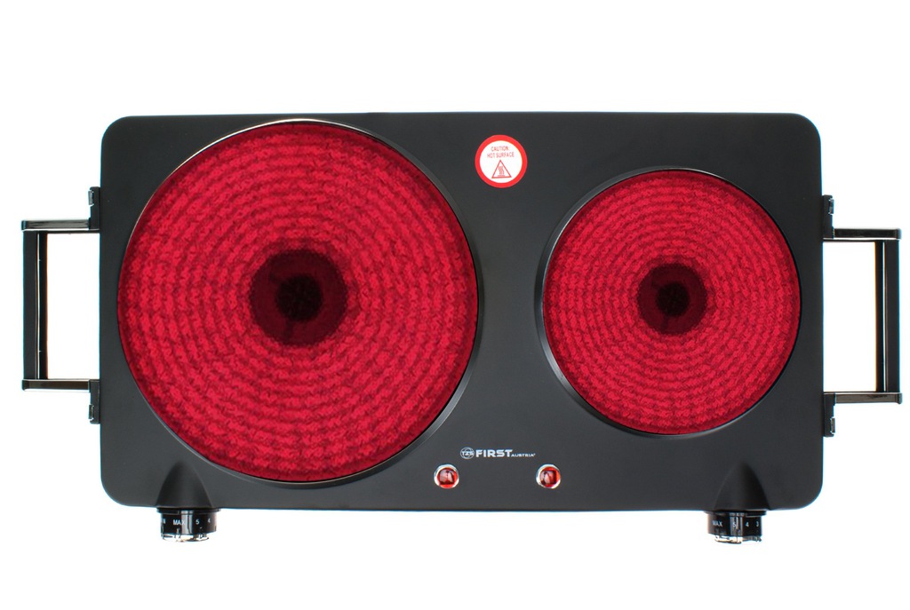 Kuchenka elektryczna First Austria 2 palniki 2500W turystyczna