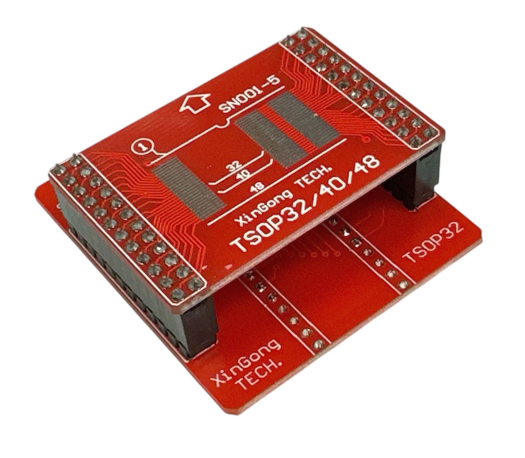 Zestaw uniwersalnych adapterów TSOP32 VSOP32 spl (TL866x T48 etc) Pin 9:1