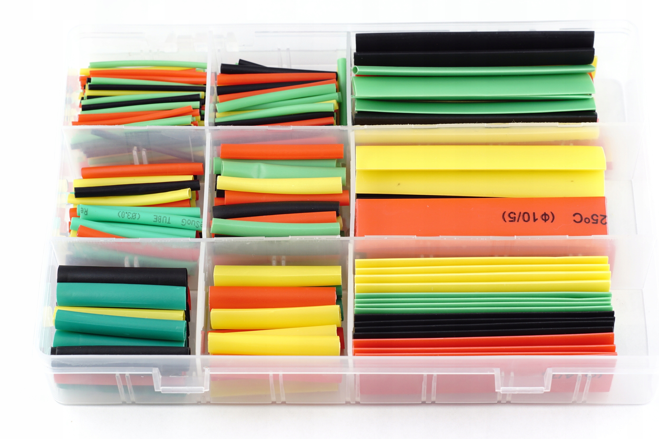 Zestaw rurek termokurczliwych 328szt. box