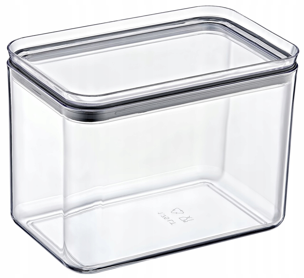 

Pojemnik kuchenny na sypkie mąke ryż Crystal 1.75L