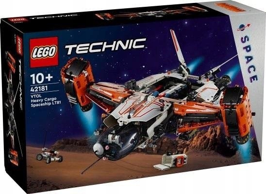 Klocki Lego Technic zestaw transportowy statek kosmiczny Vtol LT81 42181